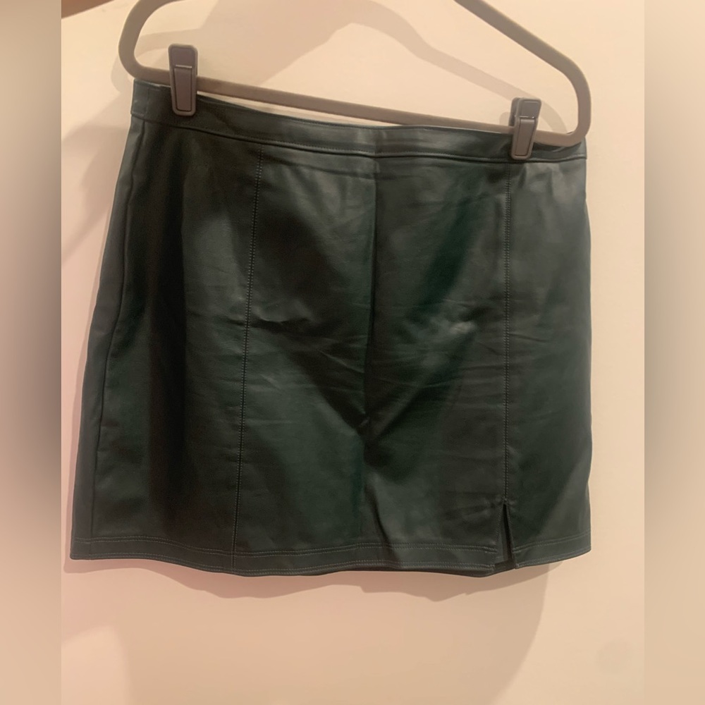 Abercrombie Mini Leather Skirt
